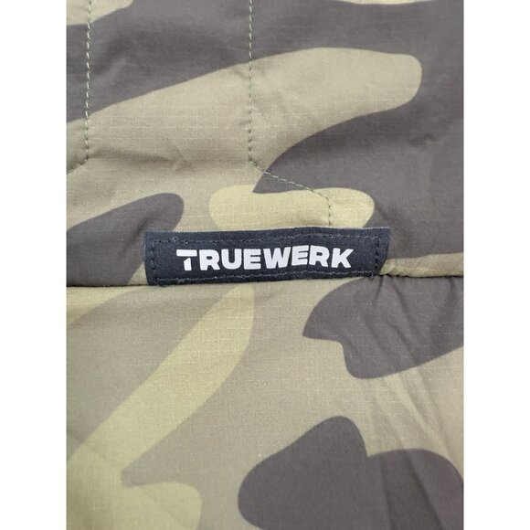 Truewerk Mens Woobie Hoodie Full Zip Jacket Size Medium Camo Tactical Workwear - Picture 12 of 14